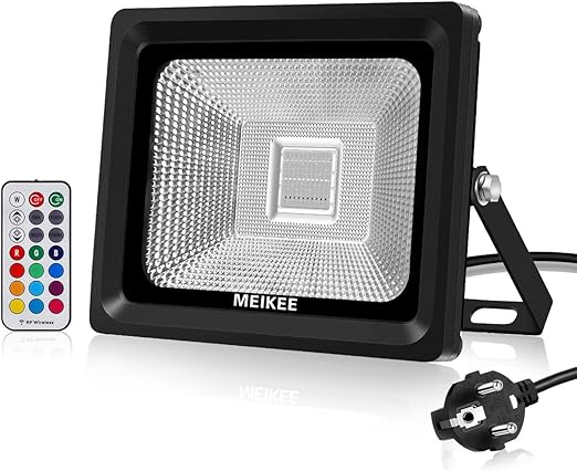 MEIKEE 30W Foco LED RGB en 16 opciones, 4 tipos de modos ...