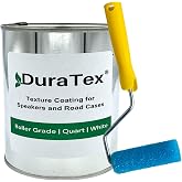 DuraTex&reg; Coating Roller Grade Kit for Speaker Cabinets &amp; Road Cases, Water-Based, Texture Coating for Metal and Wood. Durable, Water-Based Finish, and Scuff-Resistant. (White, Quart)