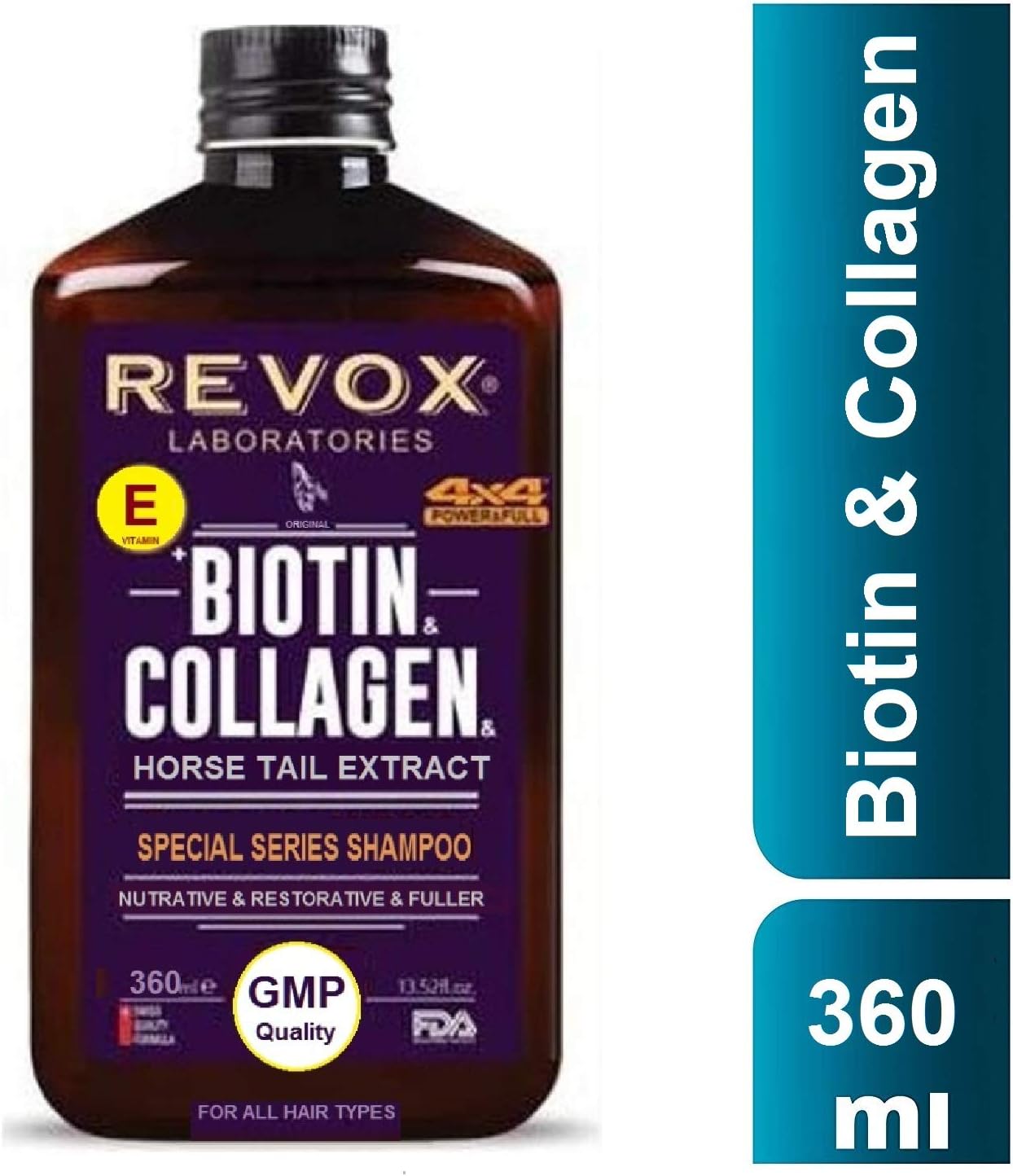 Revox Laboratories, Vitamin E, Biotin, Collagen & Horse Tail Extract
