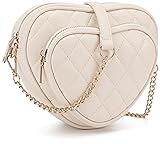 lola mae Heart Shape Satchel Crossbody Purse for