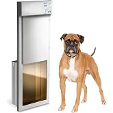 Power Pet Smart Automatic Electronic Pet Door by High Tech Pet (Wall Mount, Large, Non-WiFi)