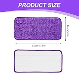 Vilida 8 Pack Microfibre Mop Refill Pads for Flash Power Mop Wet Dry view 3