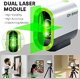 Enventor Rechargeable Laser Level 25M 360° Magnetic Base Self Leveling view 2