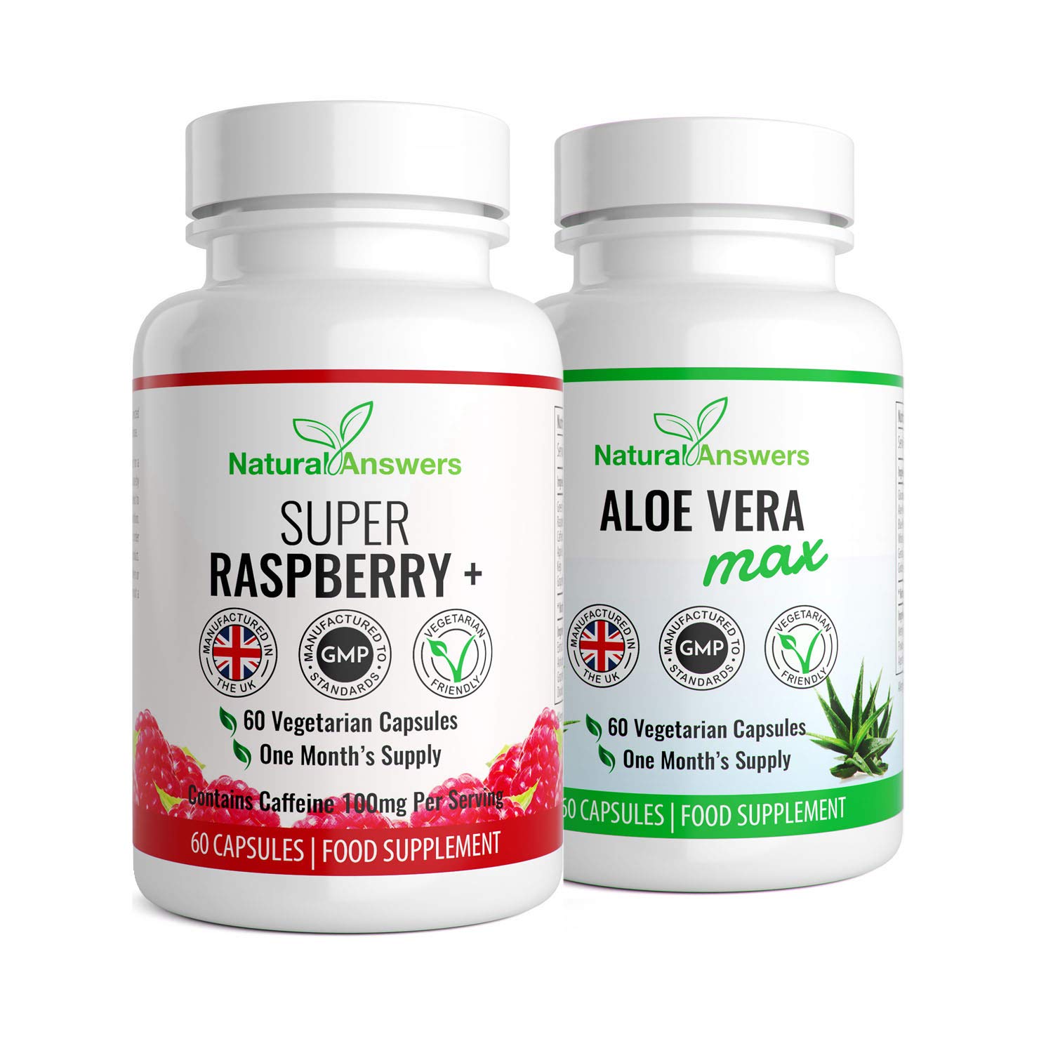 Raspberry Ketone and Aloe Vera Max Colon Cleanse 120 caps