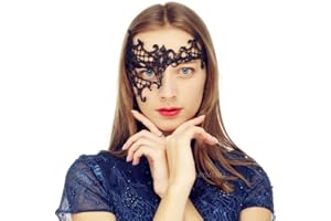 MYMENU Masquerade Mask for Women Venetian Lace Eye Mask For Party Prom Ball Costume Mardi Gras