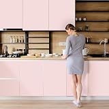 TECKWRAP Permanent Adhesive Vinyl 12x10ft Matte Light Pink view 5