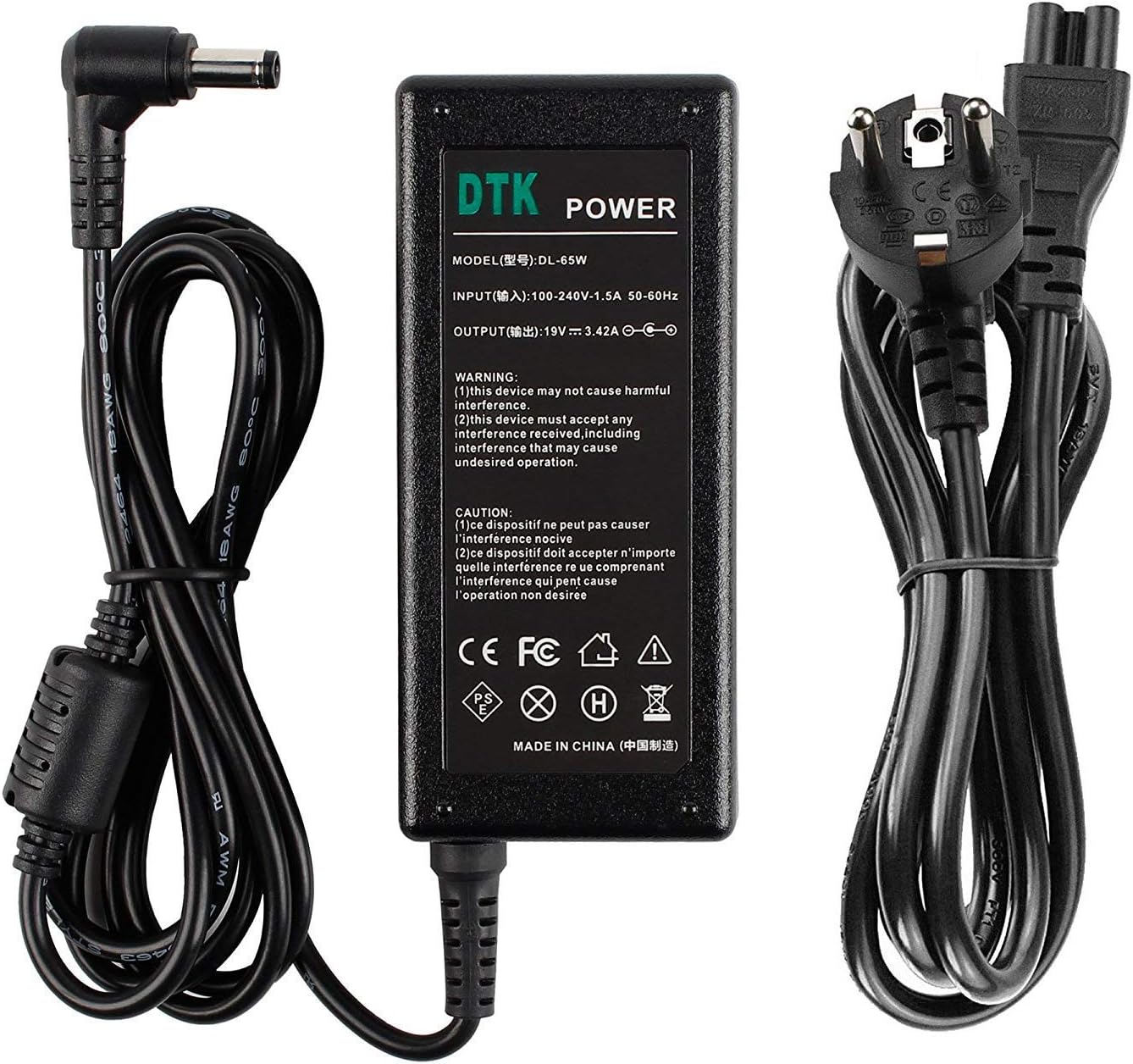 DTK 20V 2.25A 45W Cargadores Y Adaptadores Para Portátiles Y Netbooks
