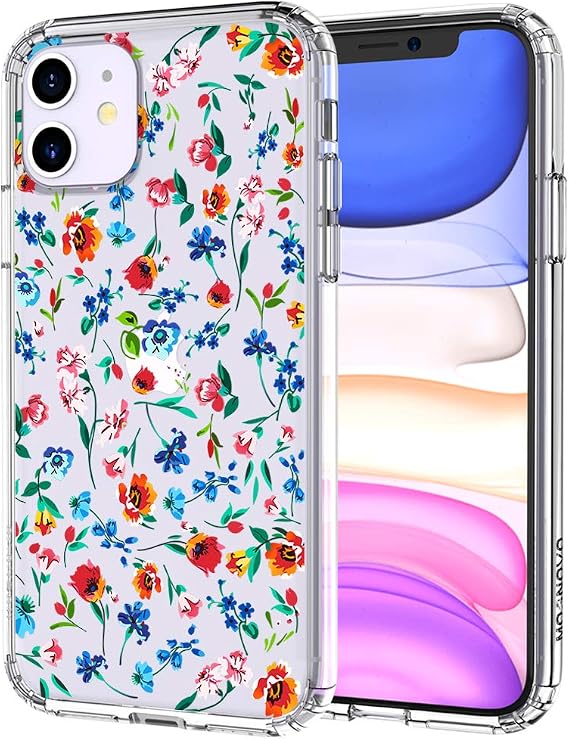 Coque IPhone X/XS MOSNOVO - Design Fleur Rose Transparente - Anti-choc Et Slim