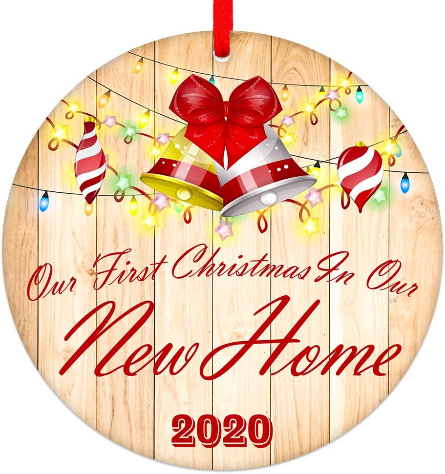 SICOHOME Our First Christmas in Our New Home Ornament 2020,3