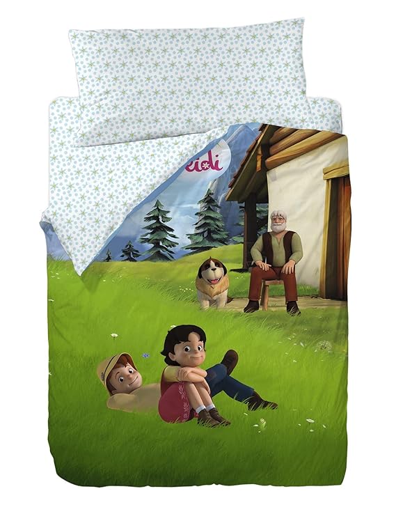 Planeta Junior Heidi – Bettbezug aus Polycotton, 200 x 90 x 25 cm, Farbe Mehrfarbig