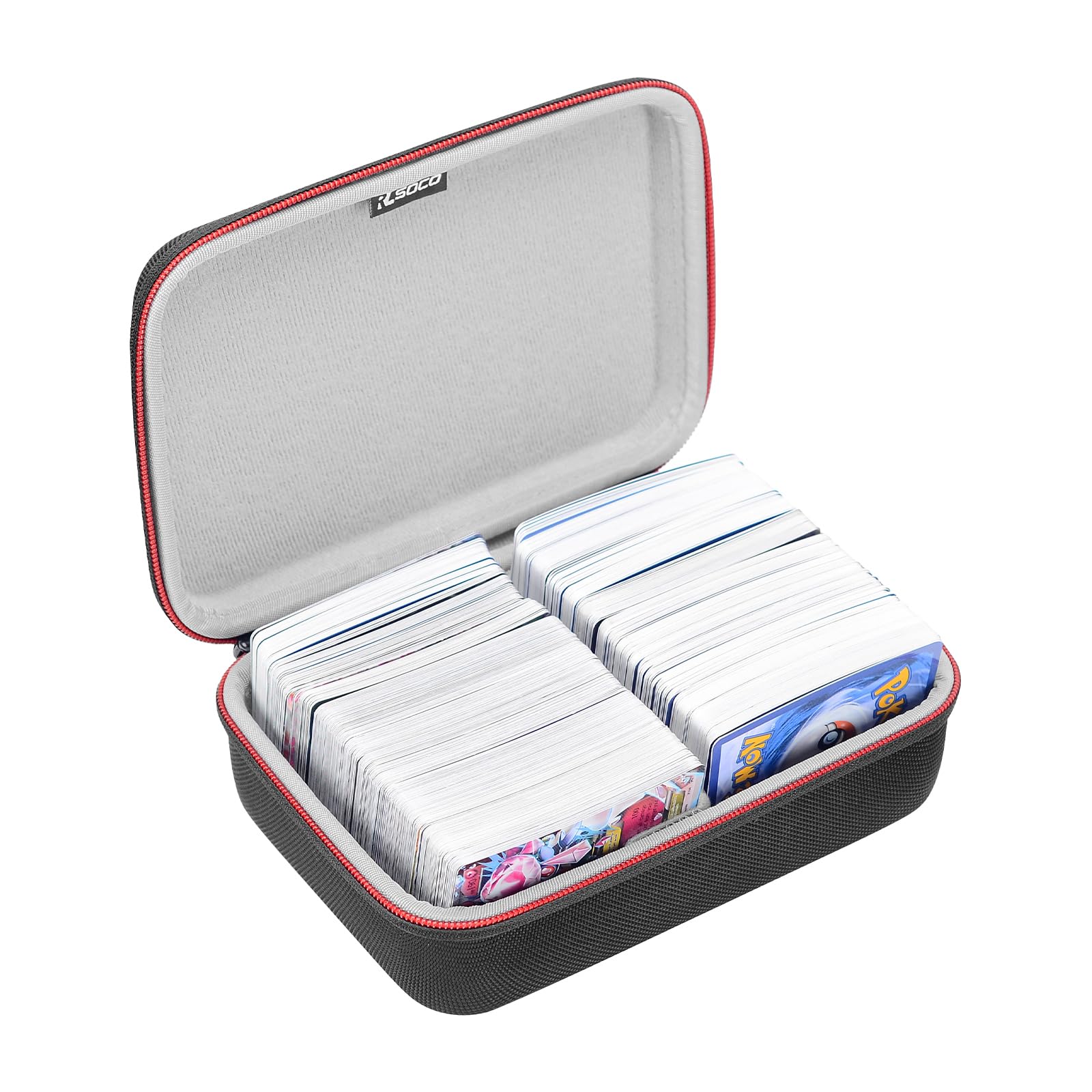 RLSOCO Trading Card Storage Holder Box for Pokemon Cards/PTCG Cards/Trading Cards Travel Organizer Carry Case fits 600 Cards（Cards Not Included） — image 1
