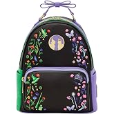 Loungefly Universal Wicked Glinda &amp; Elphaba Floral and Lace Mini Backpack