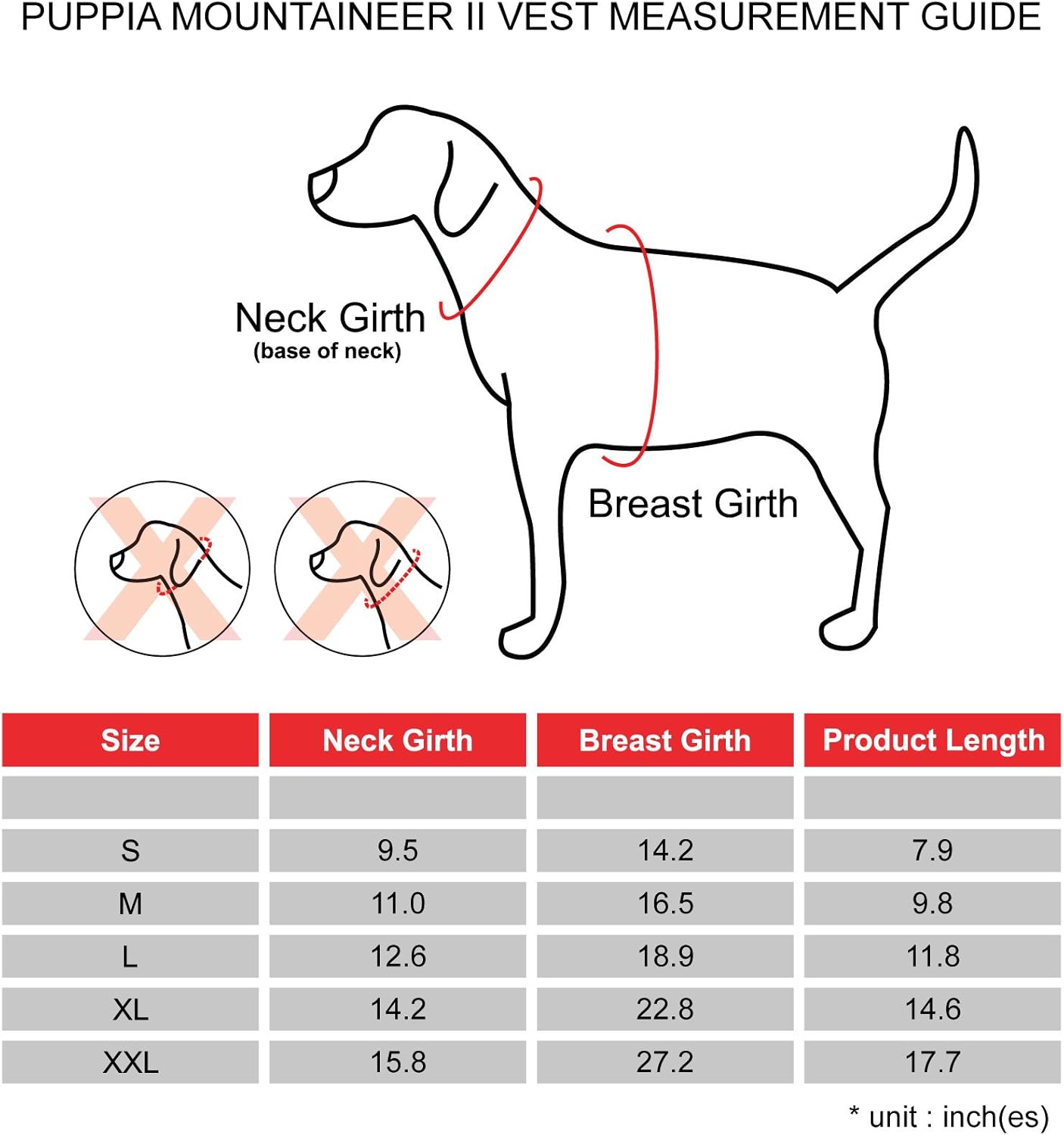 Puppia Mountaineer Winter Dog Coat with integrated harness No Pull Cold Weather Waterproof Warm Fleece Back Zipper for Small & Medium Dog - Image 5