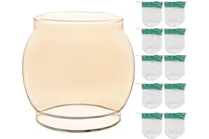 LVACODV 10-Pack Lantern Mantles & Glass Globe Replacement, Compatible with Coleman Lantern Parts & Ozark Trail Lanterns, Fits R690B051 & Other Fuel Lantern Models 200A/B,242/A/B/C