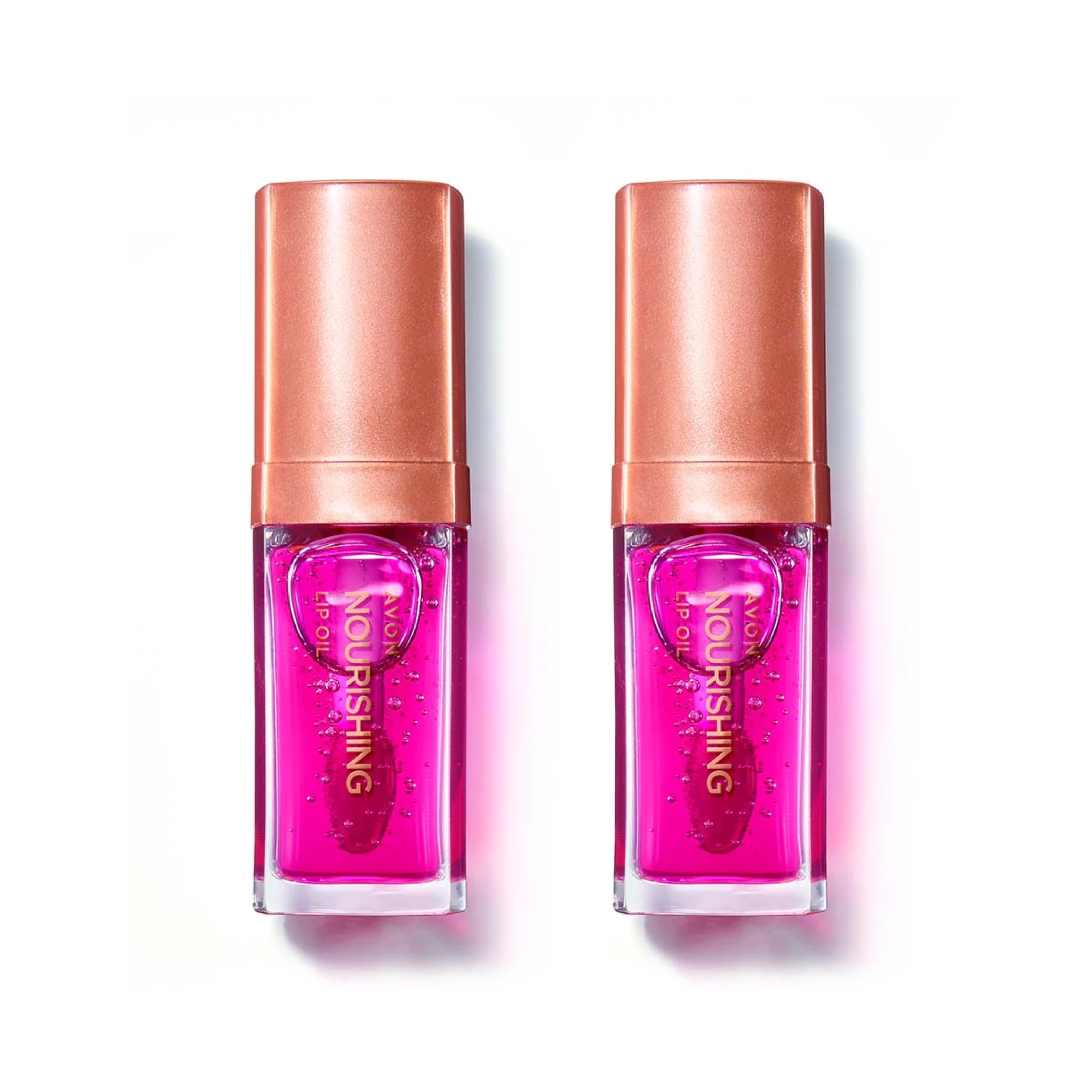 Avon Nourishing Lip Oil Duo With Jojoba, Avocado & Coconut Oils. Plus, Vitamin E, SPF12, Locks in Moisture, Subtle Hint of Colour, Cruelty Free — image 1