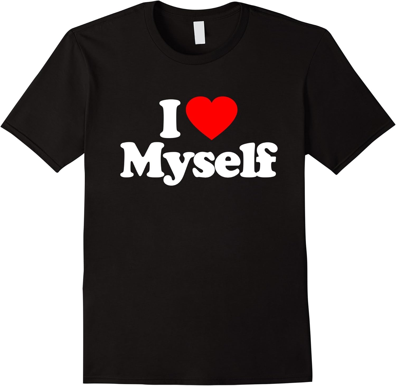 Men’s I Love Heart Myself Funny T-Shirt Medium Black: Amazon.ca