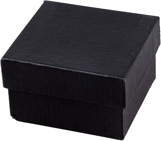 Gaoominy - Caja Cuadrada para Reloj de cartón, Color Negro: Amazon.es: Hogar