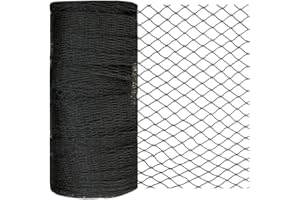 Junkogo Bird Netting 10x10 Ft, 1/2In Mesh Heavy Duty Garden Netting Pest Barrier for Plants, Fruit Trees, Vegetables, Extra Strong Woven Mesh Netting, Animal Fencing Against Birds, Deer, Poultry