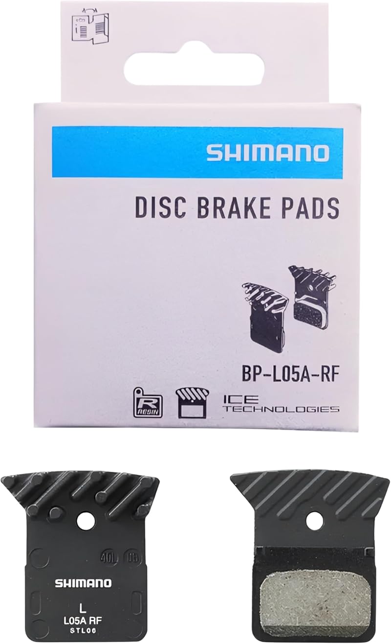 Shimano L05A-RF Resin Disc Brake Pads with Ice Tech Cooling Fins