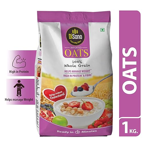 Disano High in Protein and Fibre Oats Pouch, 1 kg