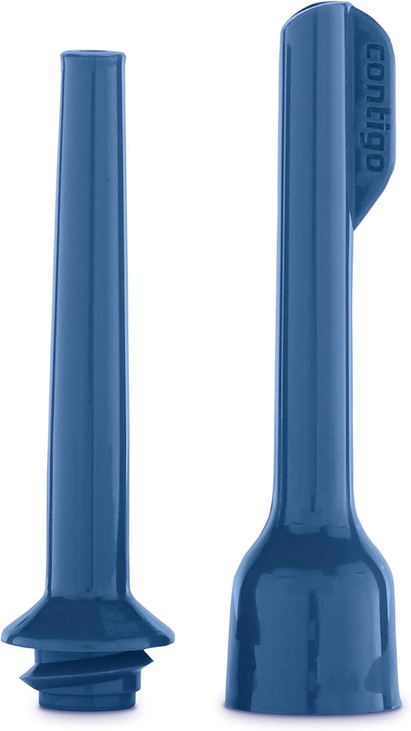Contigo Kids Tumbler with Straw | Spill-Proof Tumbler with Straw for Kids, 14oz, Nautical Blue: Kitchen & Dining