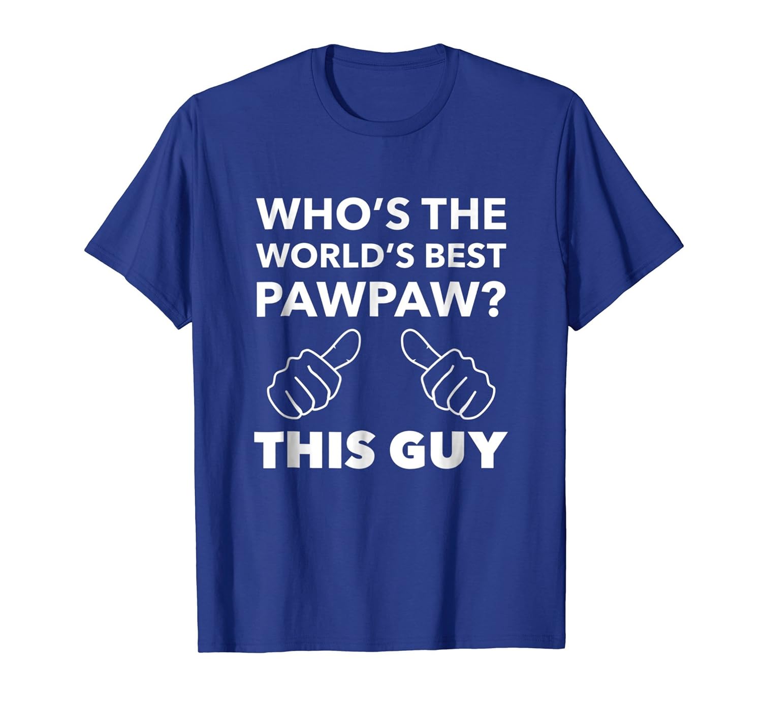 World's Best PawPaw T-Shirt for Grandparent's Day-AZP