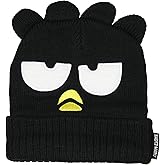 Sanrio Badtz-Maru Beanie Hello Kitty and Friends Badtz-Maru Embroidered Character Cuffed Beanie Cap Hat OSFM for Men and Women