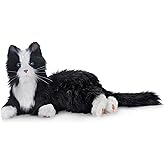 Ageless Innovation | Joy For All Companion Pets | Black & White Tuxedo Cat | Lifelike & Realistic | for Older Adults, Alzheim