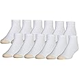 GOLDTOE Mens's 656p Cotton Ankle Athletic Socks, Multipairs