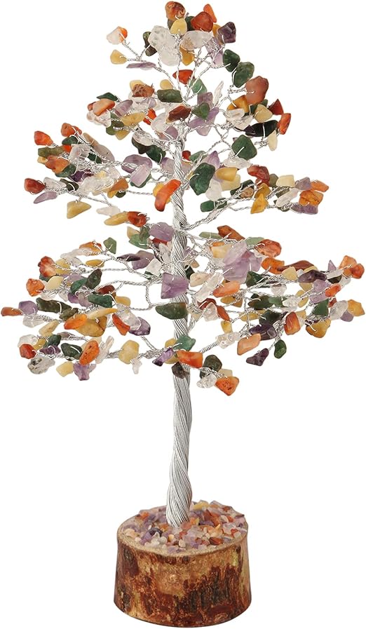 Artificial Trees Home ZAICUS Amethyst Gemstone Money Tree