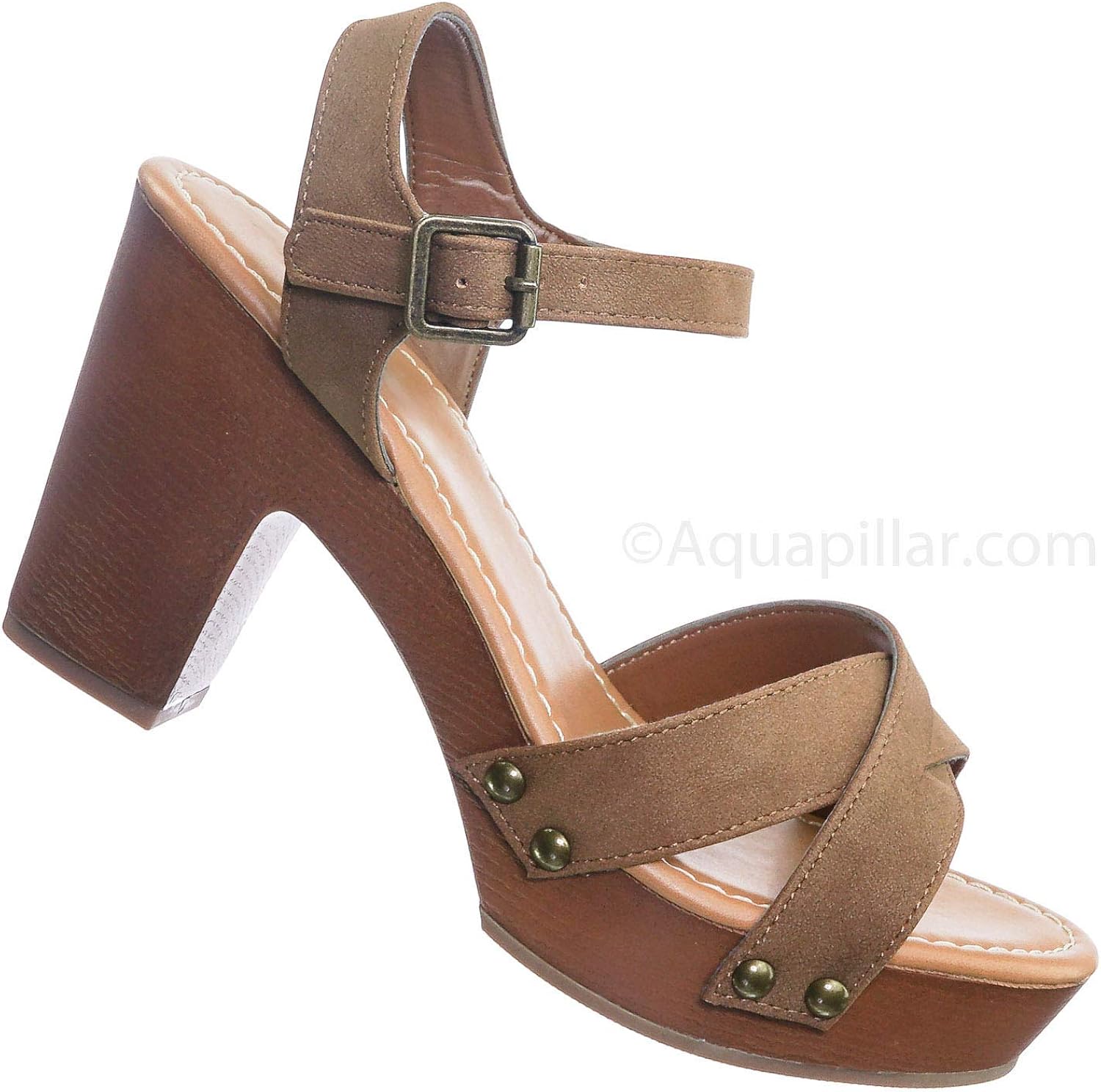 block heel clog sandals