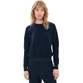 perfectwhitetee Women's The Ziggy Inside Out Fleece Crew