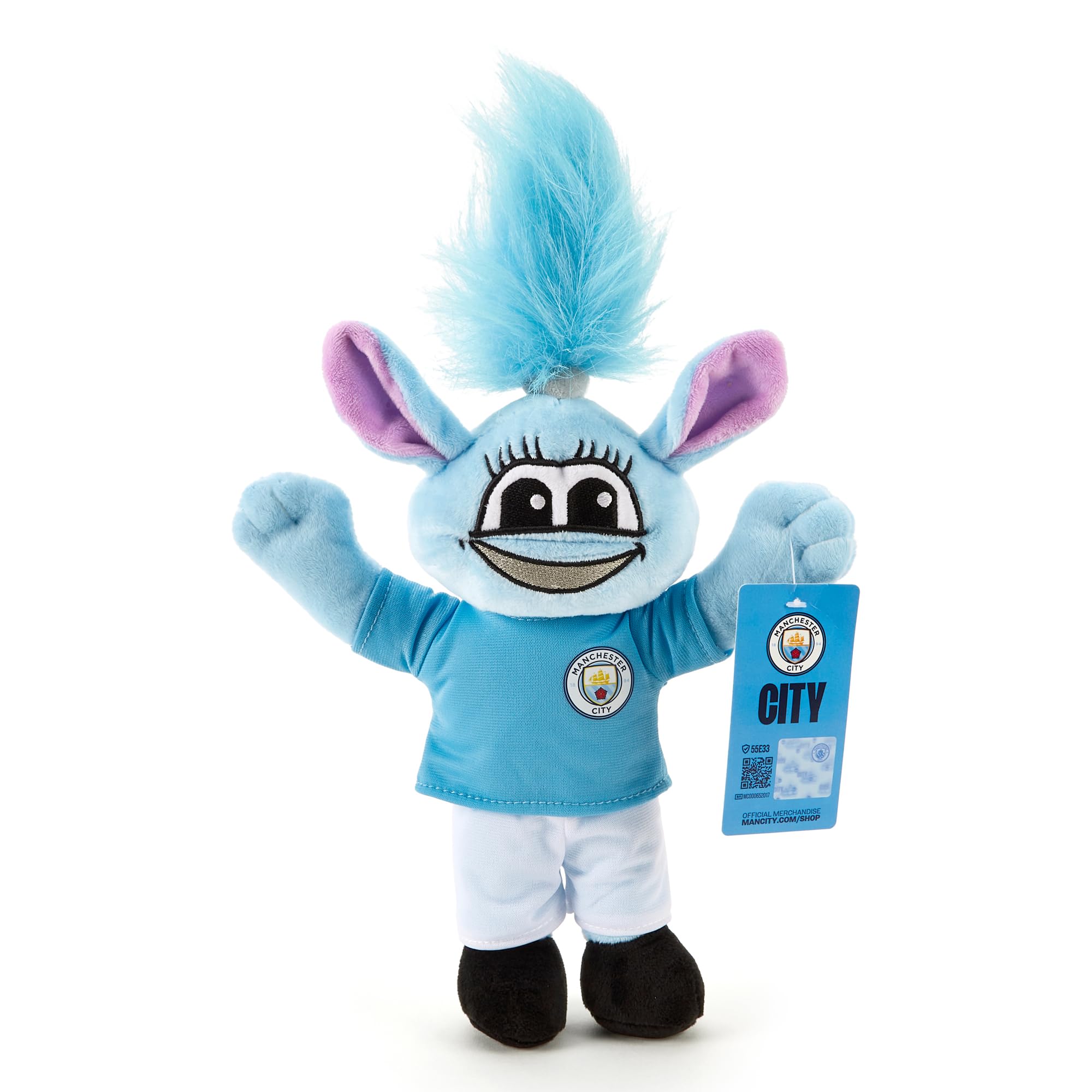 The Gift Scholars Man City Moonbeam Mascot 30 cm Plush Toy Officially Licensed Football