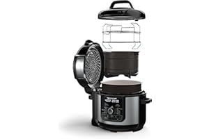 Ninja FD401 LP3 Foodi 12-in-1 Deluxe XL 8 qt. Pressure Cooker & Air Fryer that Steams, Slow Cooks, Sears, Sautés, Dehydrates 