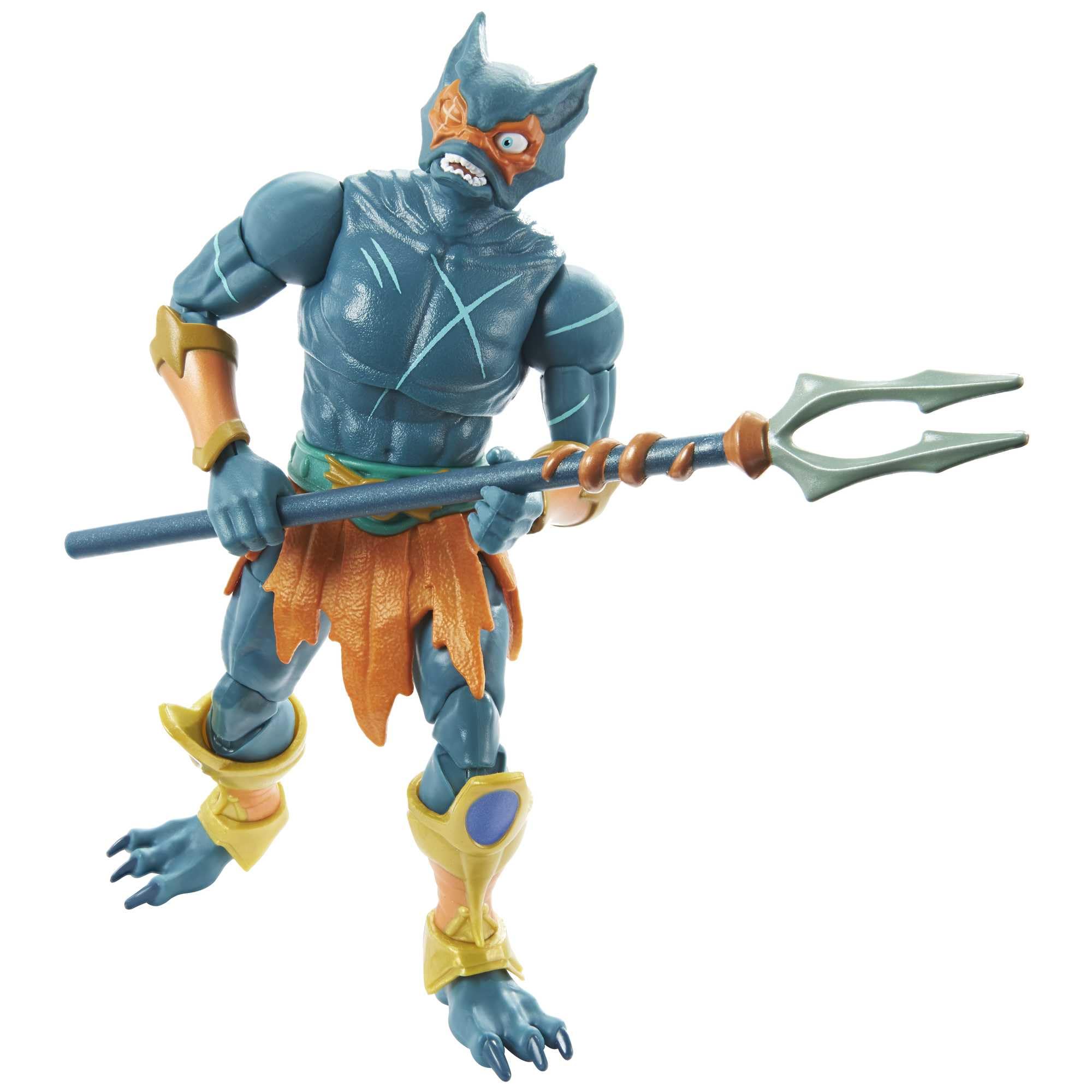 Masters of the Universe Masterverse Revelation Mer-Man Action Figure 7-in MOTU Battle Figures for Storytelling Play and Display, Gift for Kids Age 6 and Older and Adult Collectors, MOTU Collectors