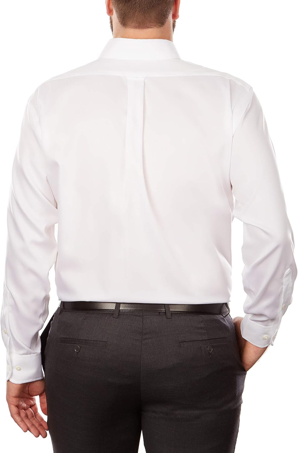 Eagle BIG FIT Dress Shirts Non Iron Stretch Button Down Collar Solid (Big and Tall): Clothing