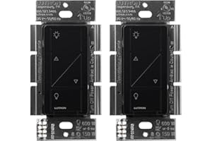 Lutron Caseta Original Smart Dimmer Switch (Lutron Smart Hub Required), for LED Lights, 150 Watt, Single-Pole/3-Way, No Neutr