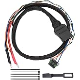 Siftary 42014 4 Pin Truck Side Battery Cable Wiring Harness, Fit for Western SnowEx Fisher Blizzard Snow Plow, Truck Side Power Cable Set
