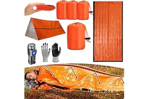 Emergency Sleeping Bag,2024 New Sleeping Bag,Emergency Sleeping Bags for Survival,84"X36",Waterproof Thermal Bivy Sack for Ca