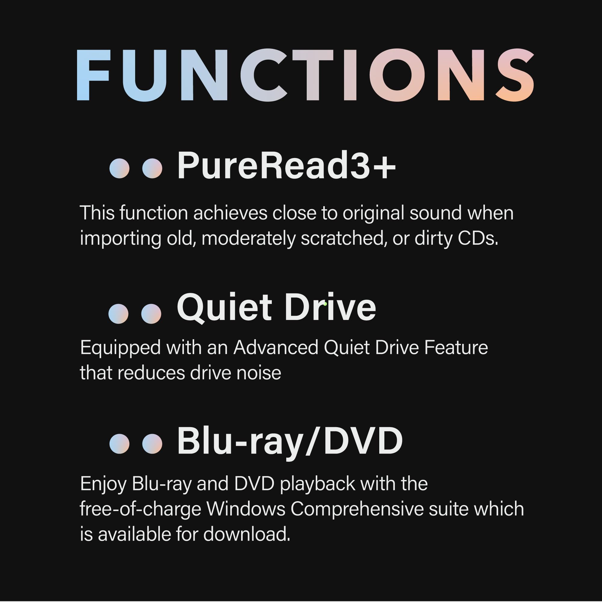 Pioneer BDR-XS08UMBS Blu-Ray Burner & Player - 6X Slim Portable External BDXL, BD, DVD & CD Drive for Windows & Mac with 3.2 USB - Write & Read on Laptop & Desktop, w/Carry Case
