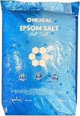 Hexeal Epsom Salt 25kg FCC Grade Magnesium Sulphate for Bath & Garden