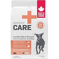 Nutrience Care Sensitive Skin & Stomach Hypoallergenic Dog Food, Salmon & Pumpkin, 10 kg (22 lb) Bag