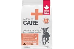 Nutrience Care Sensitive Skin & Stomach Hypoallergenic Dog Food, Salmon & Pumpkin, 10 kg (22 lb) Bag