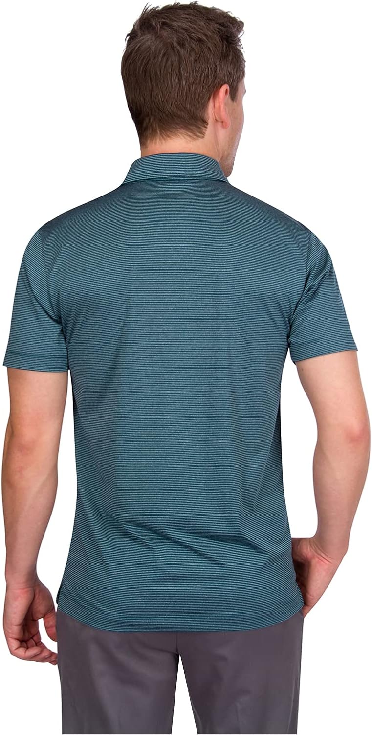 Three Sixty Six Golf Shirts for Men - Men’s Quick Dry Collared Polo Shirt - 4-Way Stretch & UPF 50: Clothing