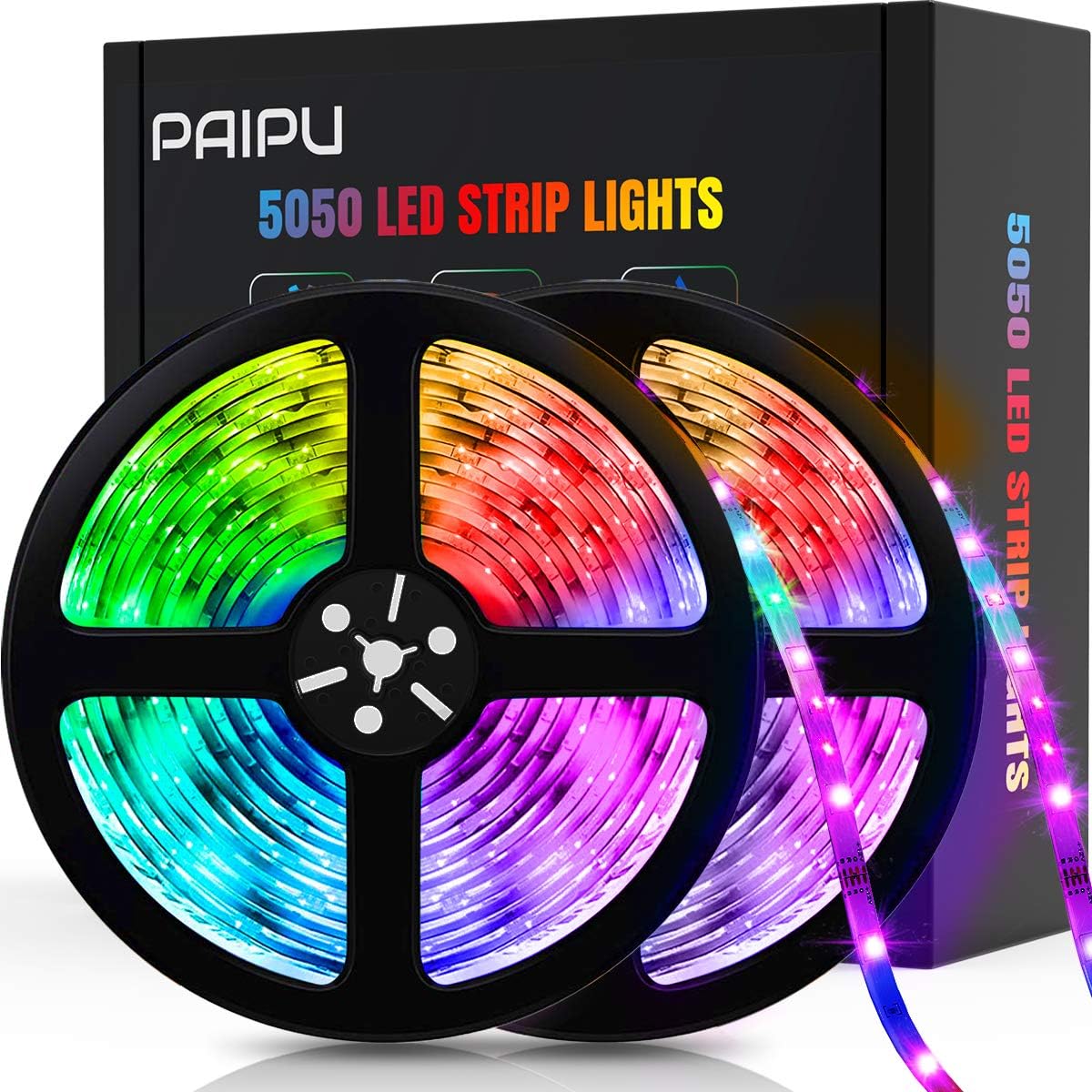 LED Strip Lights 10M, IP67 Waterproof Light Strips, 5050 RGB Colour