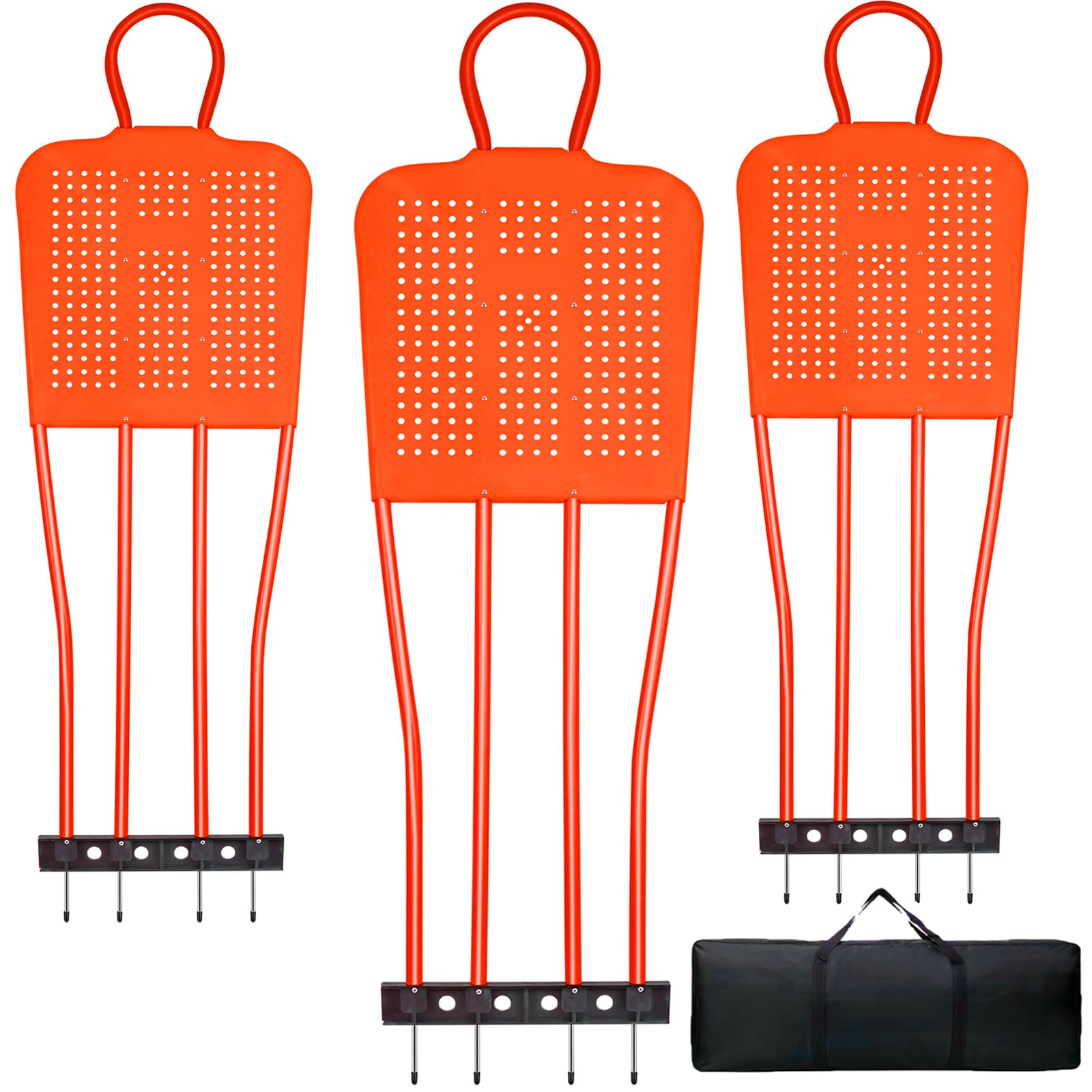 Photo 1 of *UNTESTED*
Rzjoke Soccer Free Kick Wall - 3 Pcs 68.9 Inch Soccer Training Mannequin?Durable PVC Soccer Dummies with Carry Bag, Adults Soccer Mannequin Goal Equipment