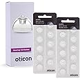 Oticon MiniFit Bass Double Vent 10mm = 0.39 inches - Large 20 Domes, Genuine OEM Denmark Replacements, Oticon Hearing Aid Domes Compatible with Oticon Bernafon Sonic Hearing Aid-2Pack/20 Domes Total