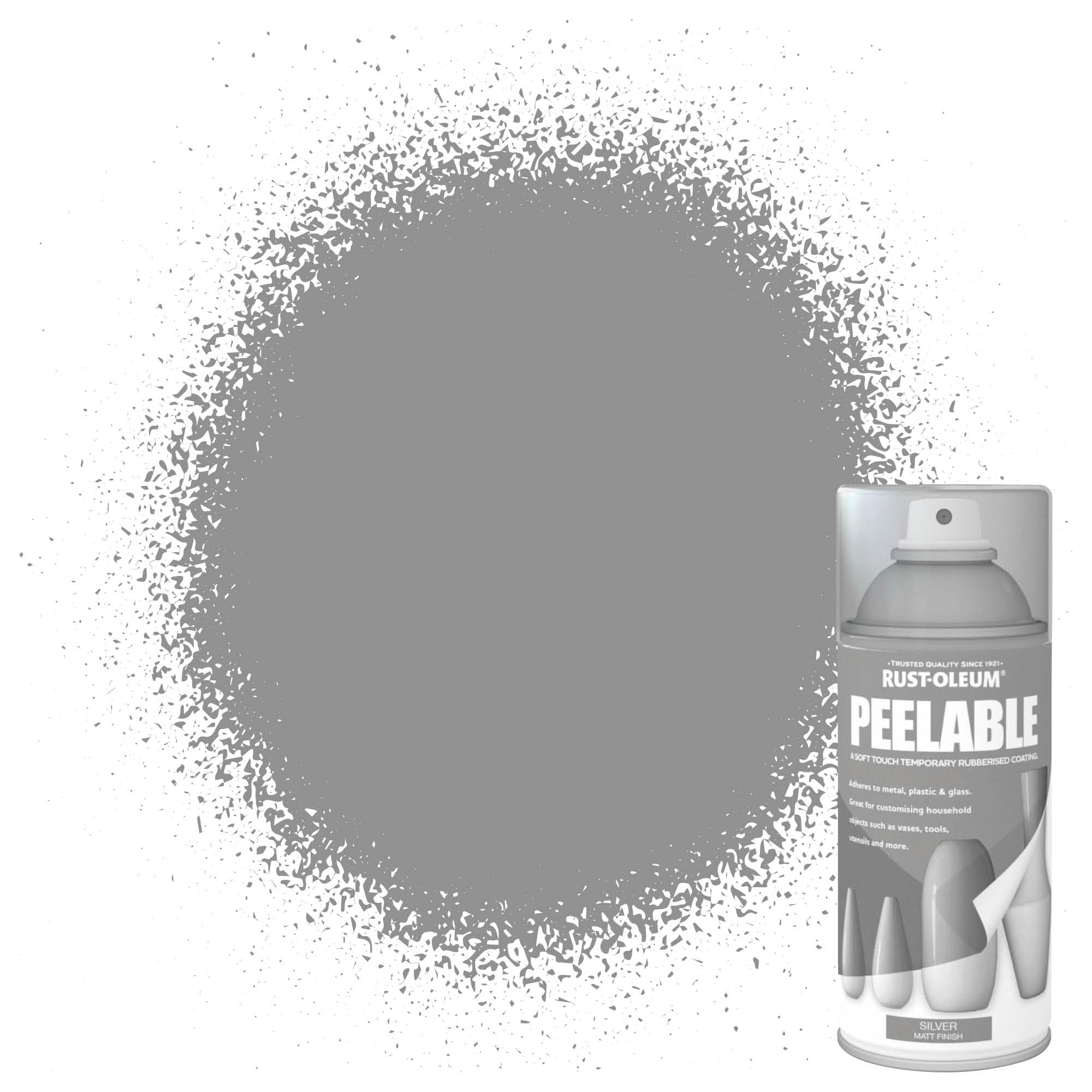 Rust-Oleum 150ml Peelable Spray Paint - Silver