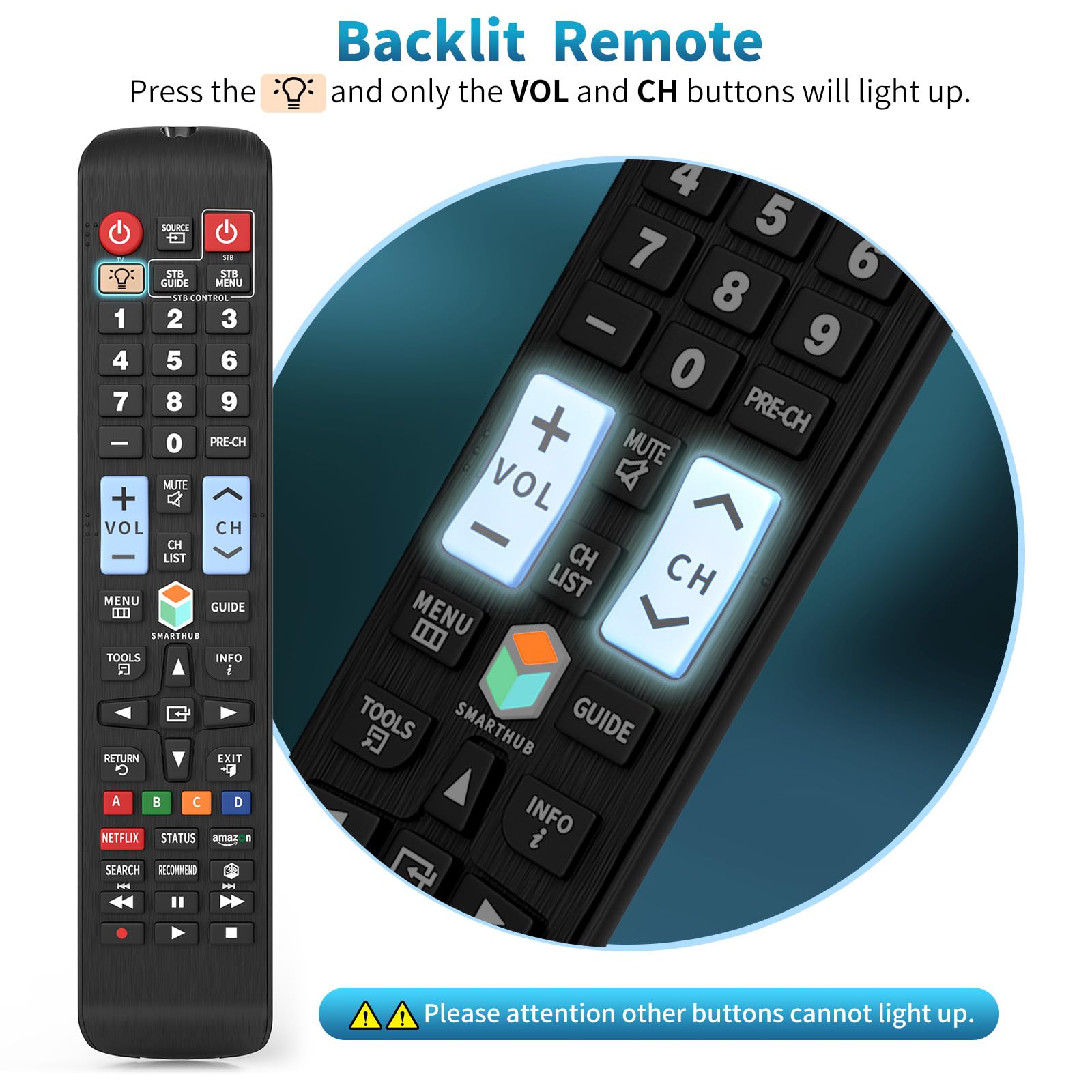 Lcd Remote Control Mua Universal Remote Control for All Samsung TV Remote LCD LED QLED ...