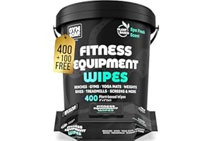 GymSoap Equipment Wipes - Fitness Wipes to Clean Exercise Equipment, Treadmill, Peloton Bikes, Yoga Mat Cleaner - Gym Supplie